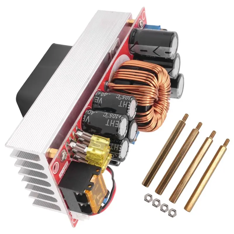 【A43M】1800W DC-DC Boost Converter 40A Adjustable Voltage 10-60V To 12-90V For High Power Applications