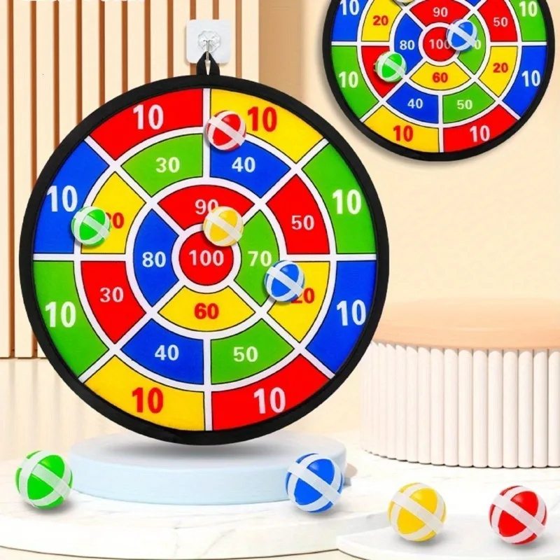 Juego de dardos con bolas de 12 Uds., juguetes interactivos textiles suaves para padres e hijos, actividad familiar segura para interiores/exteriores