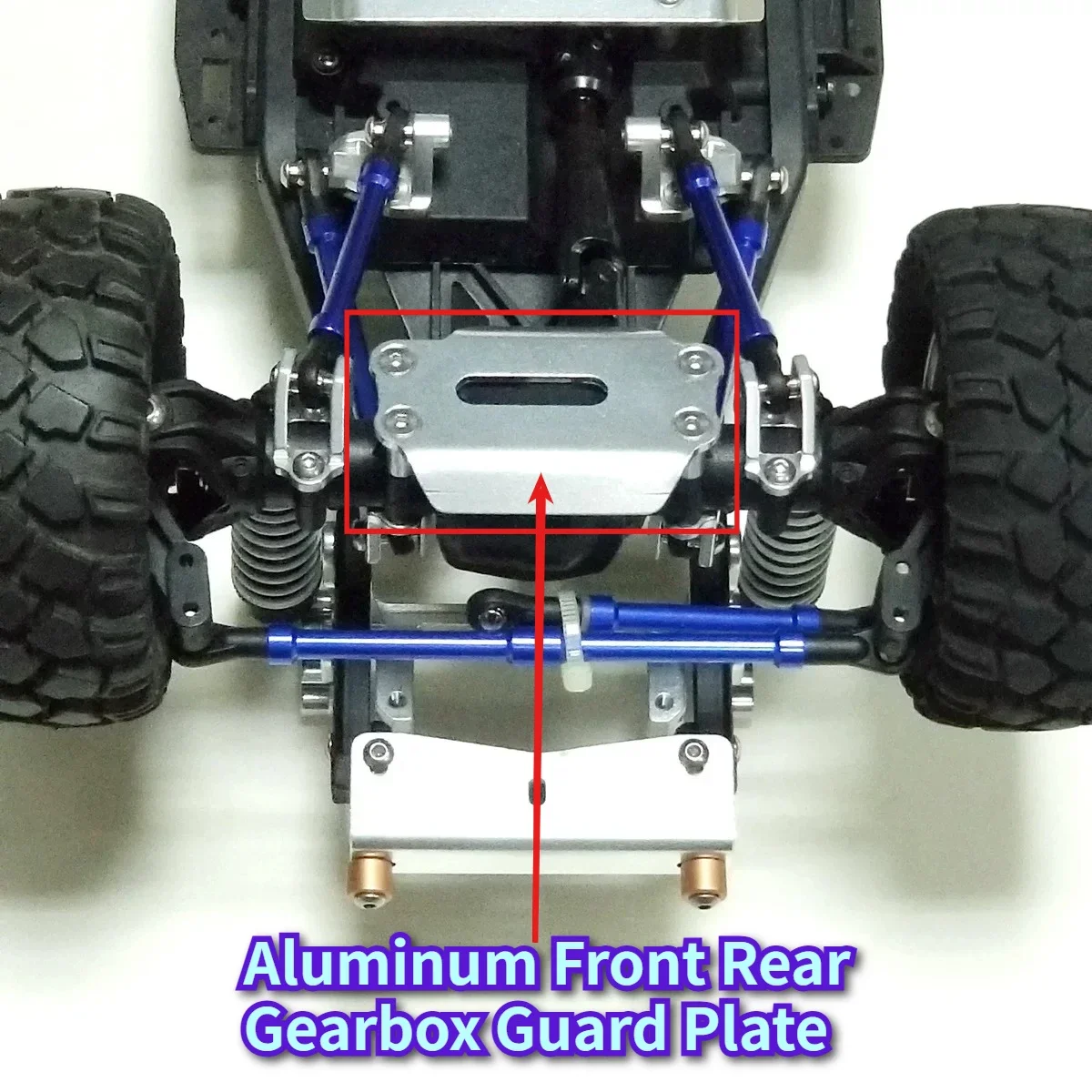 RC Crawler Upgrade Aluminum Front Rear Gearbox Protector Plate Custom For Tamiya CC-02L 1/10 Offroad Simulation Hobby Accessory