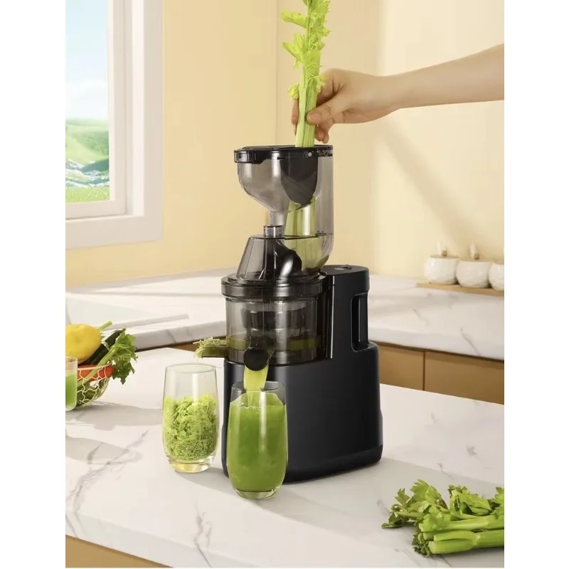 عصارة للمنزل أوتوماتيكية من الفولاذ المقاوم للصدأ قوية 4 في 1 عصارة فواكه آلة بريندا خلاط فصل الخضروات متعدد الوظائف #2