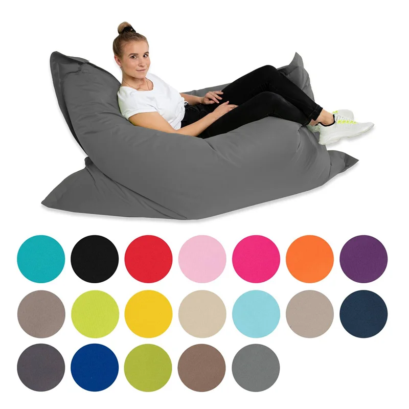 garden relax comfort seat 2023 Outdoor Camping Modern bean bags with beans bean bag cover Lazy Lounger Beach outdoor beanbags