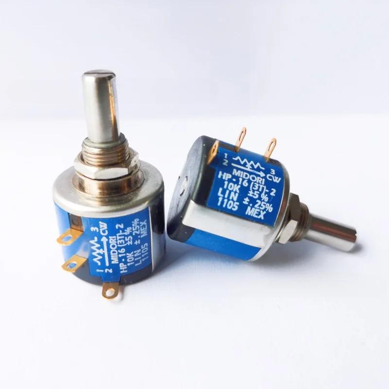 3-Ring Potentiometer HP-16(3T)-2 10K Midori