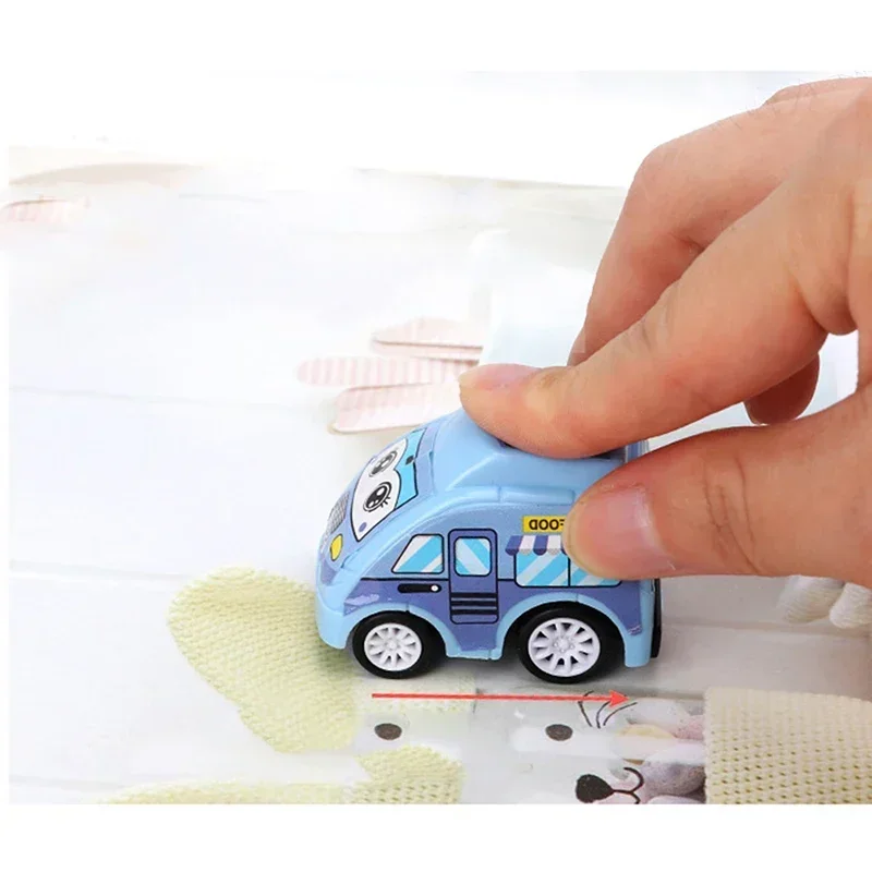 Model Car Toy, Pull Back Car Toys, Engineering Vehicle Fire Truck Inertia Vehicles for Children Kids Gift, Mini Diecasts Cars