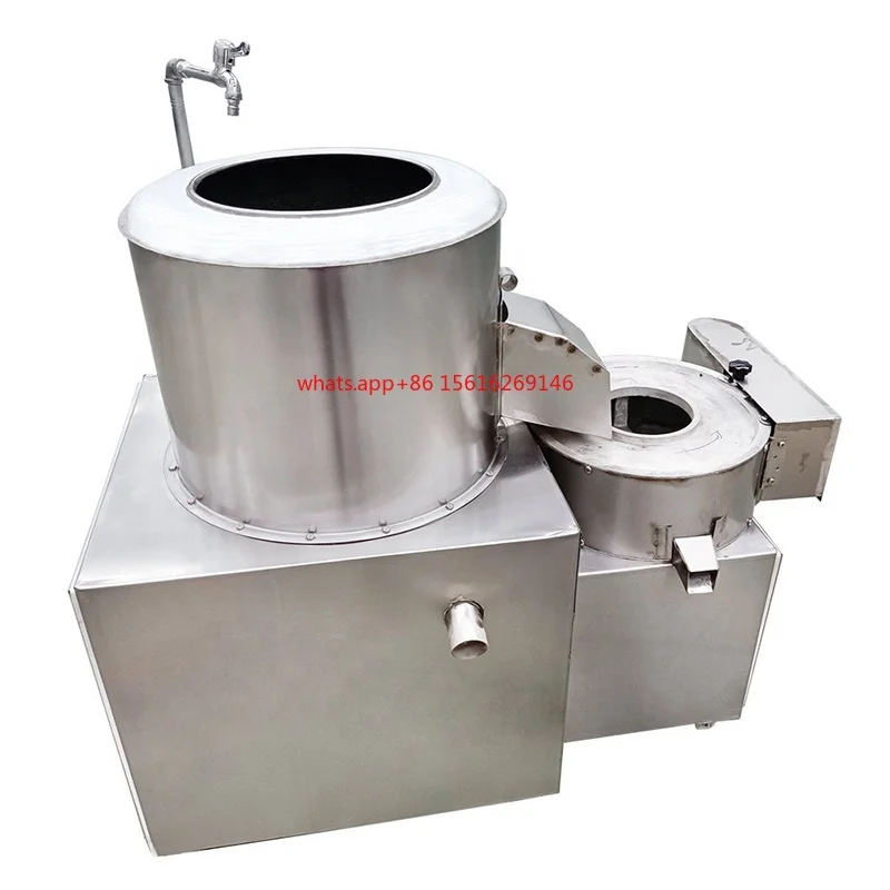 

Industry Electric Potato Chip Wash Cutter Slice Slicer Peel Potato Peeler Cutter Machine and Cut