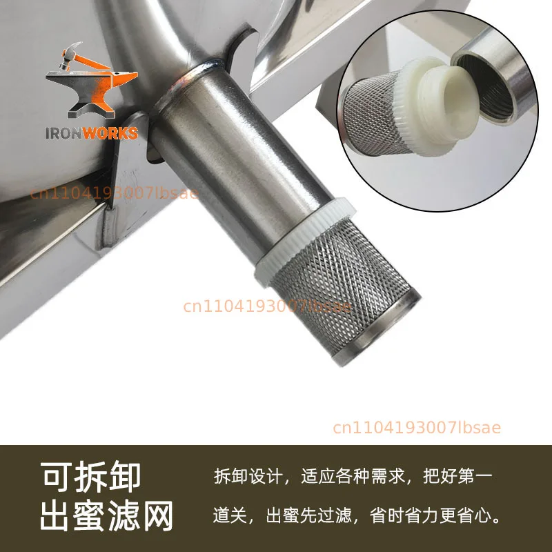 Honey press, beekeeping honey extractor, stainless steel thickened fully enclosed press, manual juicing, multi-functional