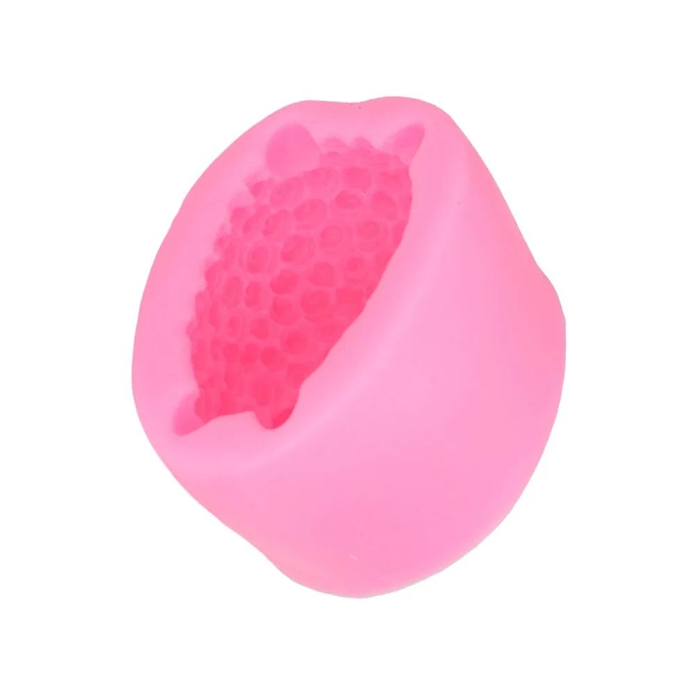 Three Dimensional Silicone Mold DIY Hand Made Fondant Mold Sheep Shape Mold 8.5 x 6.8 x 5cm Pink Cake Mold Baking Decorations