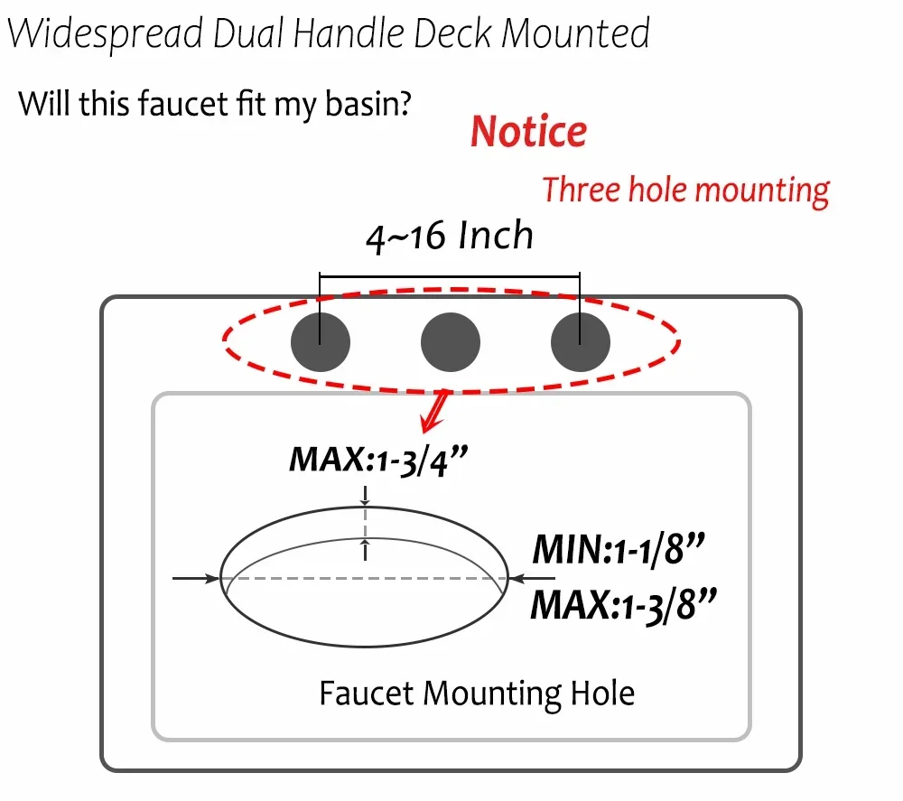 Bagnolux Gun Grey Deck Mounted Widespread Bathroom Above Counter Basin Faucet Dual Holder Three-hole Mixer And Cold Water Taps view 6