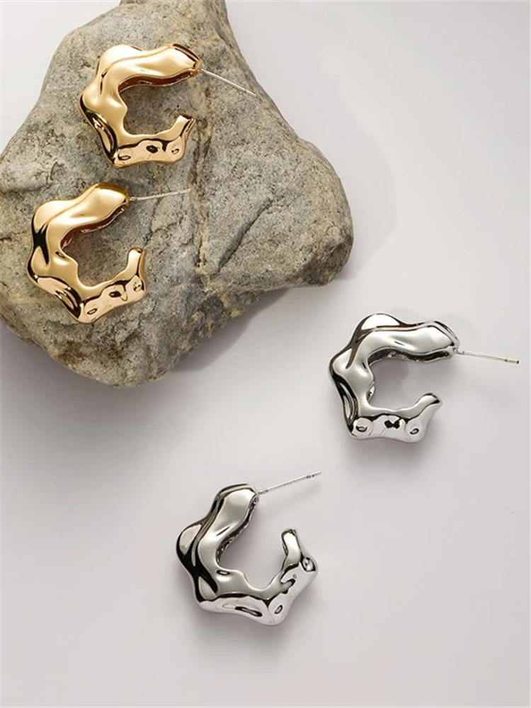 kshmir Simple fashion metal earrings temperament women's earrings 2022 fashionable INS earrings jewelry accessories gift