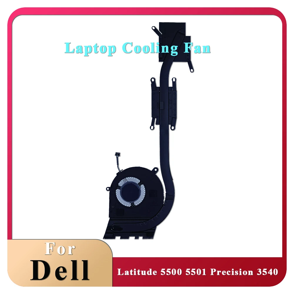

Laptop CPU Cooling Heatsink Fan Cooler Radiator for Dell Latitude 5500 5501 Precision 3540 0VW9XP AT2FA006ZCL