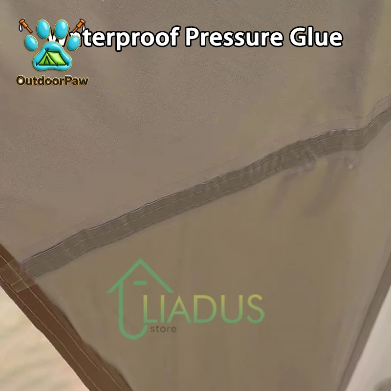 Outdoor Yurt Dome Canopy Oversized Silver Coated UV Protection Waterproof Camping Shelter Outdoor Sun Shade Camping Canopy Tent