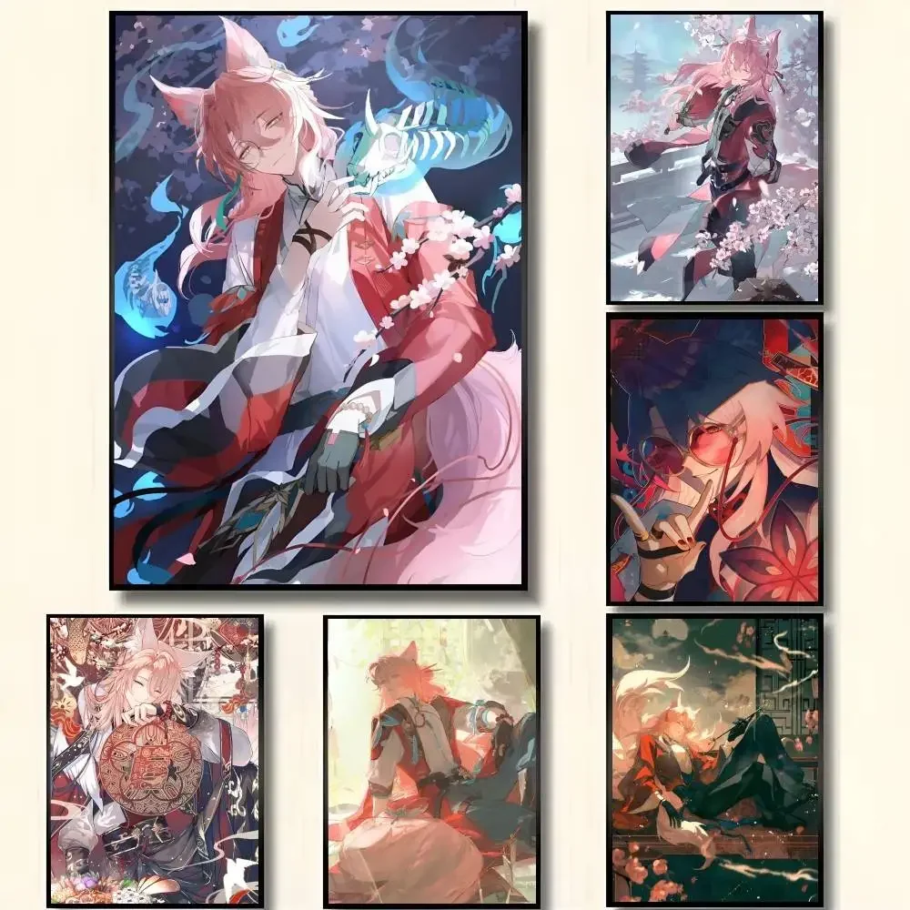 Anime Game Honkai Star Rail Jiaoqiu Posters High Quality Self-adhesive Wall Art Decorations Color Prints