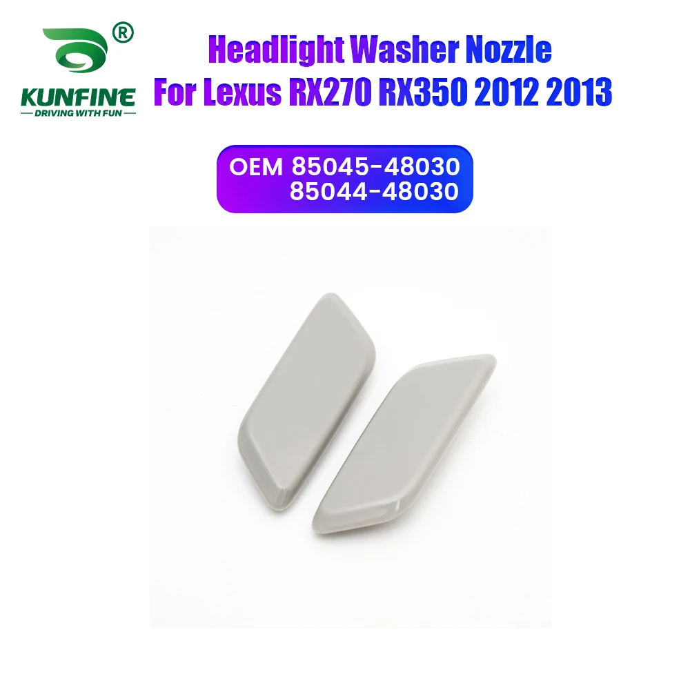 

Car Headlight Front Bumper Washer Spray Nozzle Jet Headlamp Pump Cover For Lexus RX270 2012 2013 85045-48030 85044-48030