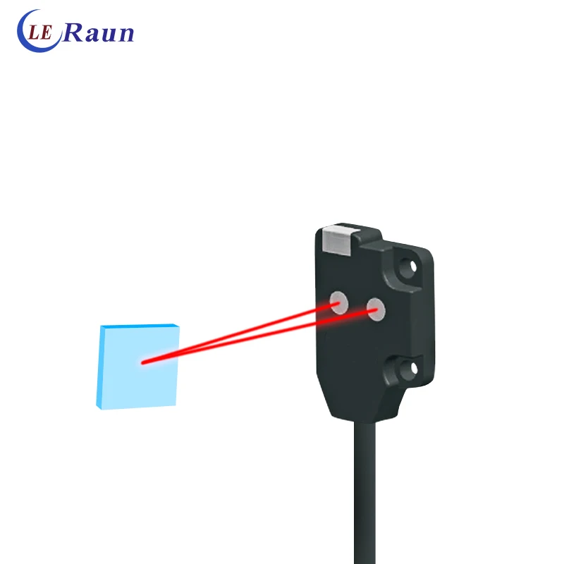 Learun Front/Side Ultra-Thin Photoelectric Sensor Diffuse/Through-Beam 10-24V DC 1000mm Photoelectric Sensor Infrared Detector