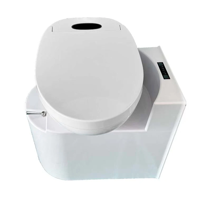

ABS Plastic RV Toilet, Camping Caravan Waterless Smart Harmless Toilet