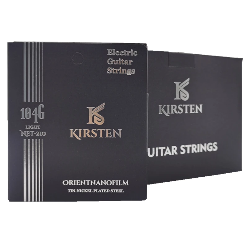 

10 Set/Box Professional Electric Guitar Strings Orientnanofilm Tin-Nickel Plated Steel Coated Strings Free Shipping