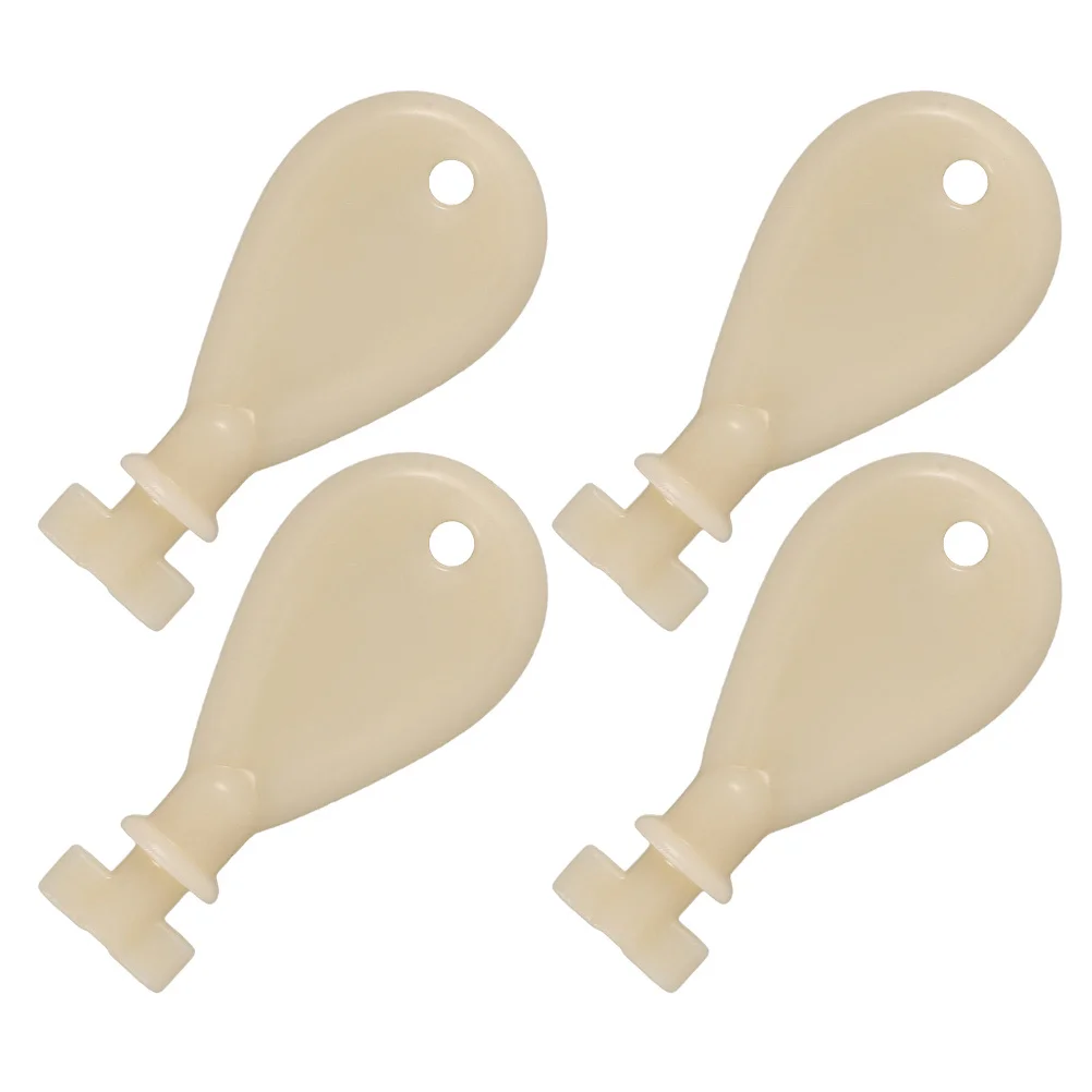 4Pcs Paper Towel Dispenser Key ABS Lock for Toilet Paper Holder Commercial Tissue Box Replacement Convenient Access Tool