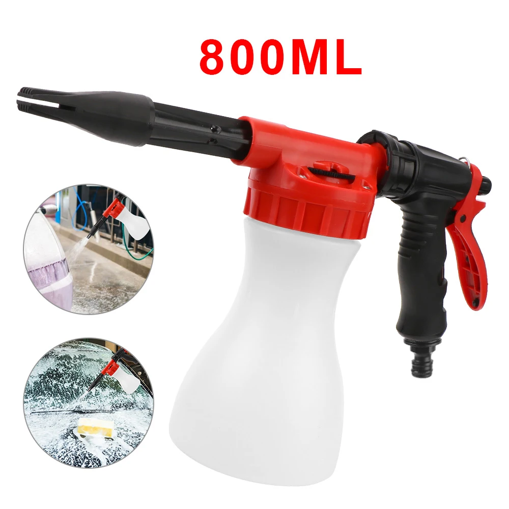 Cleaning Washing Tool Foam Washing Soap Shampoo Sprayer Car Washer 800ml Auto Accessories Snow Foamer Lance Nozzle Low Pressure