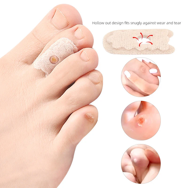 Foot Protectors Pads Corn KillerToe Protector U-Shaped Chicken Eye Patch Anti Wear Foot Casually Apply High Heels Stickers