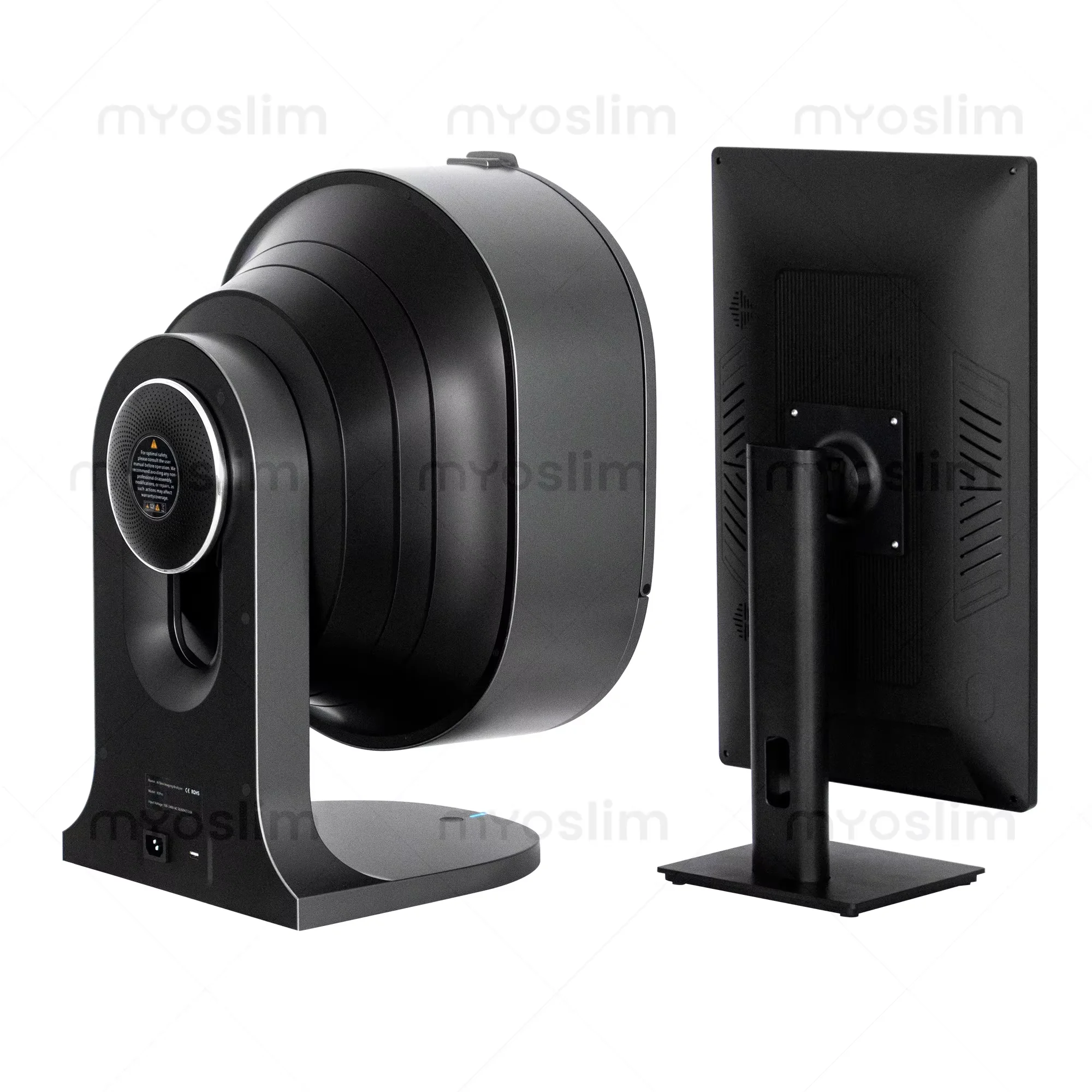 X5/X5Pro تحليل الصور متعدد الاتجاهات لفروة الرأس والوجه كاشف سمك الشعر الكثافة مناطق حمراء حساسة للزيت العميق للبشرة