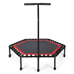 small polygon trampoline without net for family for kids