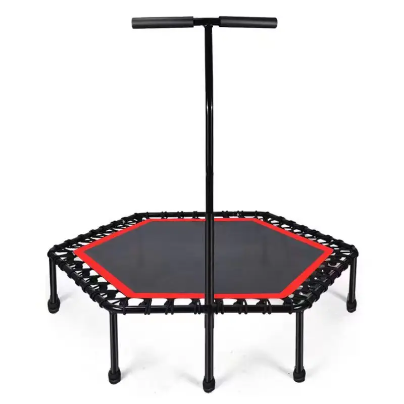 small polygon trampoline without net for family for kids