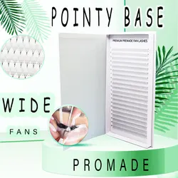 400 Fans Promade 0.05mm False Eyelashes Pointy base Premade Fan Lashes 20 line XL Tray 8D10D Eyelashes Extensions Volume Lash