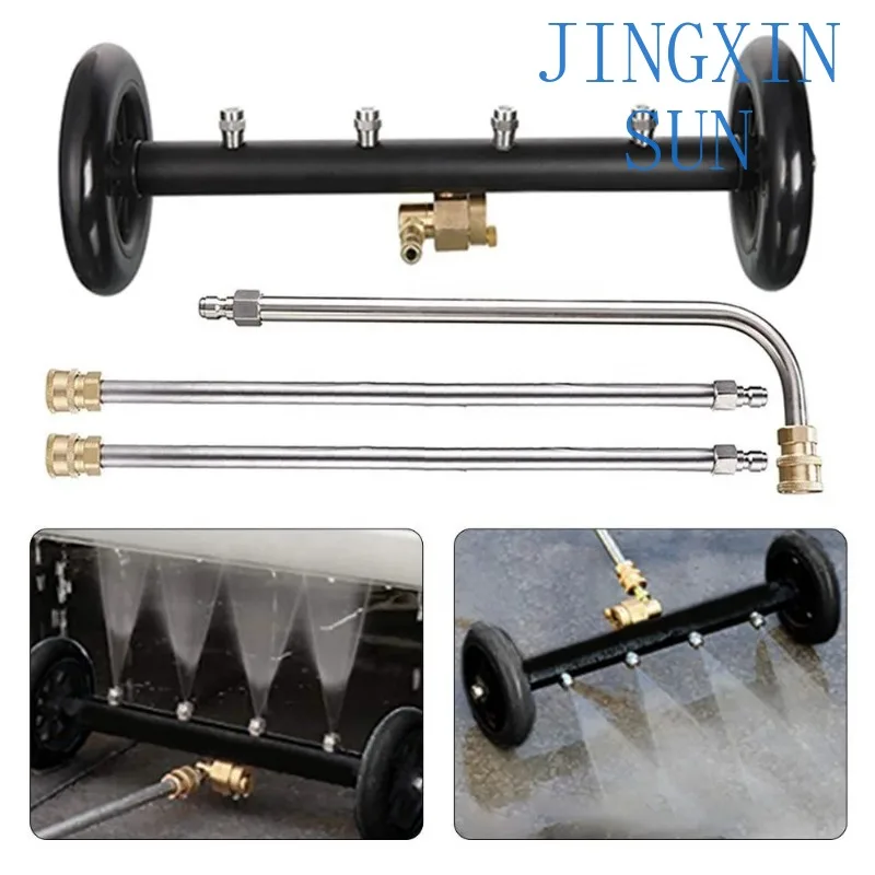 Undercarriage Pressure Washer Cleaner 4000PSI 16 Inch Water Broom Power Washer Car Cleaning Tools