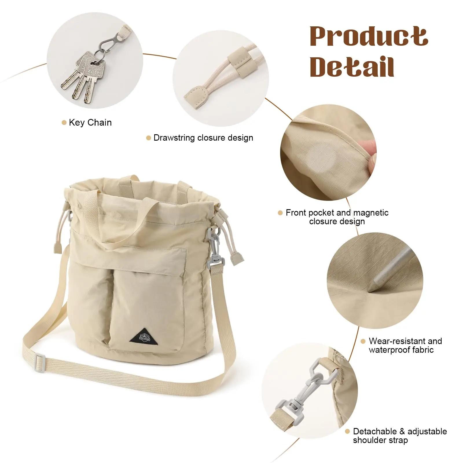 OCEGEAR Canvas Messenger Bag Women Men Fashion Shoulder Bag Student Large Capacity Female Crossbody Bags Vintage Cloth Handbag