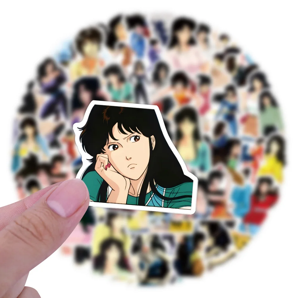 

50PCS Cat's Eye Graffiti Sticker Classic Anime Cartoon DIY Guitar Bicycle Stationery Box Mobile Phone Case Waterproof Decal