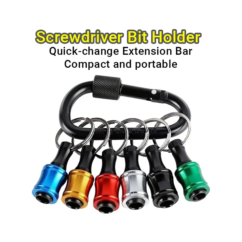 

Hex Drill Bit Holders Quick Release Magnetic Screwdriver Bits Holder Extension Drill Screw Adapter Easy Change Keycha
