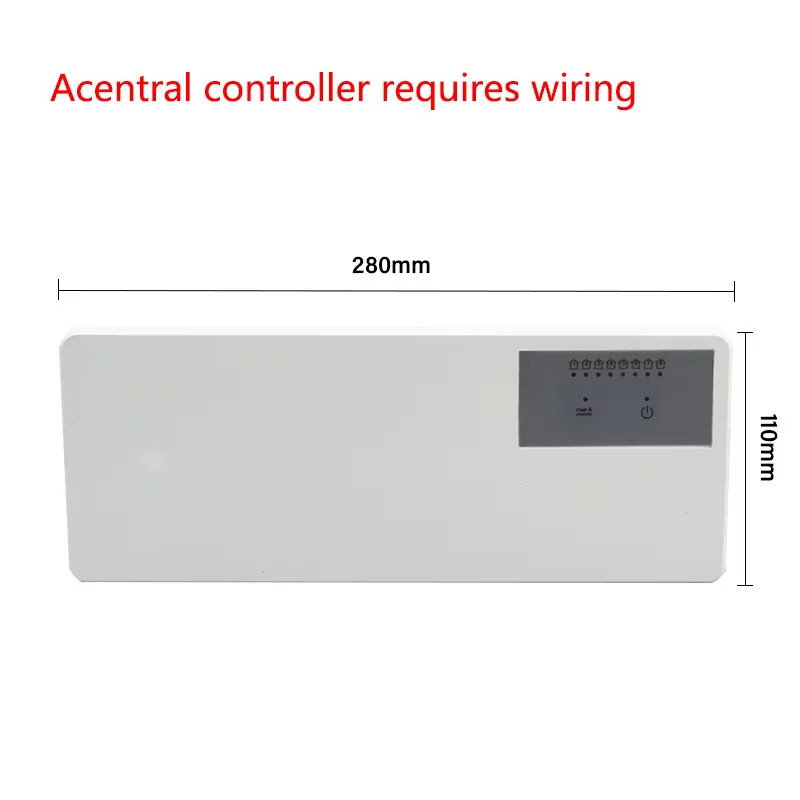 8-Zone Concentrator Vloerverwarming Center Hub Controller voor Manifold Gas Boiler/Tuya Smart Wifi Thermostaat/Actuator - afbeelding 1