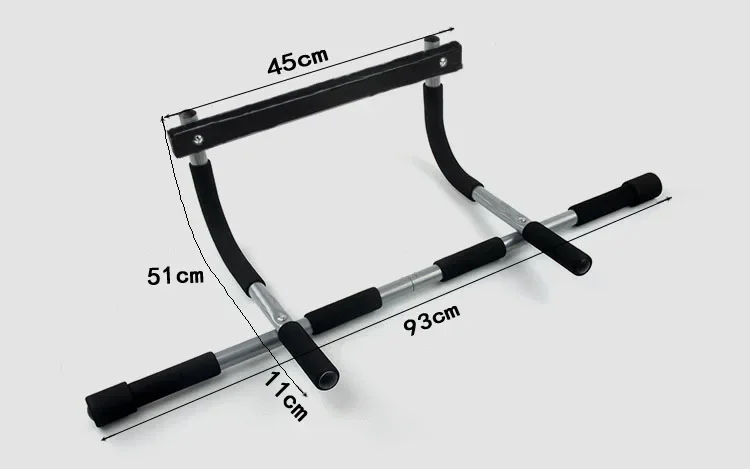 Adjustable Door Horizontal Bar Pull Up Arm Training Home Room Gym Fitness Ring Exercise Sport Equipment Bodybuilding