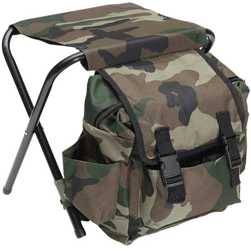 

ABUE-Backpack Cooling Chair Portable Folding Seat Stool Light Fishing Stool Outdoor Equipment For Camping,Traveling Hiking