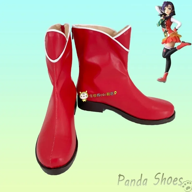 รองเท้าคอสเพลย์โทโจ โนโซมิ จากอนิเมะ ลิฟ ทีโอ รองเท้าบูทยาวสำหรับคอสเพลย์ตัวละครโทโจ โนโซมิ จากการ์ตูน ใช้สำหรับงานคอนเวนชั่น ปาร์ตี้ฮาโลวีน