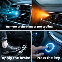 APP control automatic start and stop keyless entry system, engine start alarm system, one key start auto parts