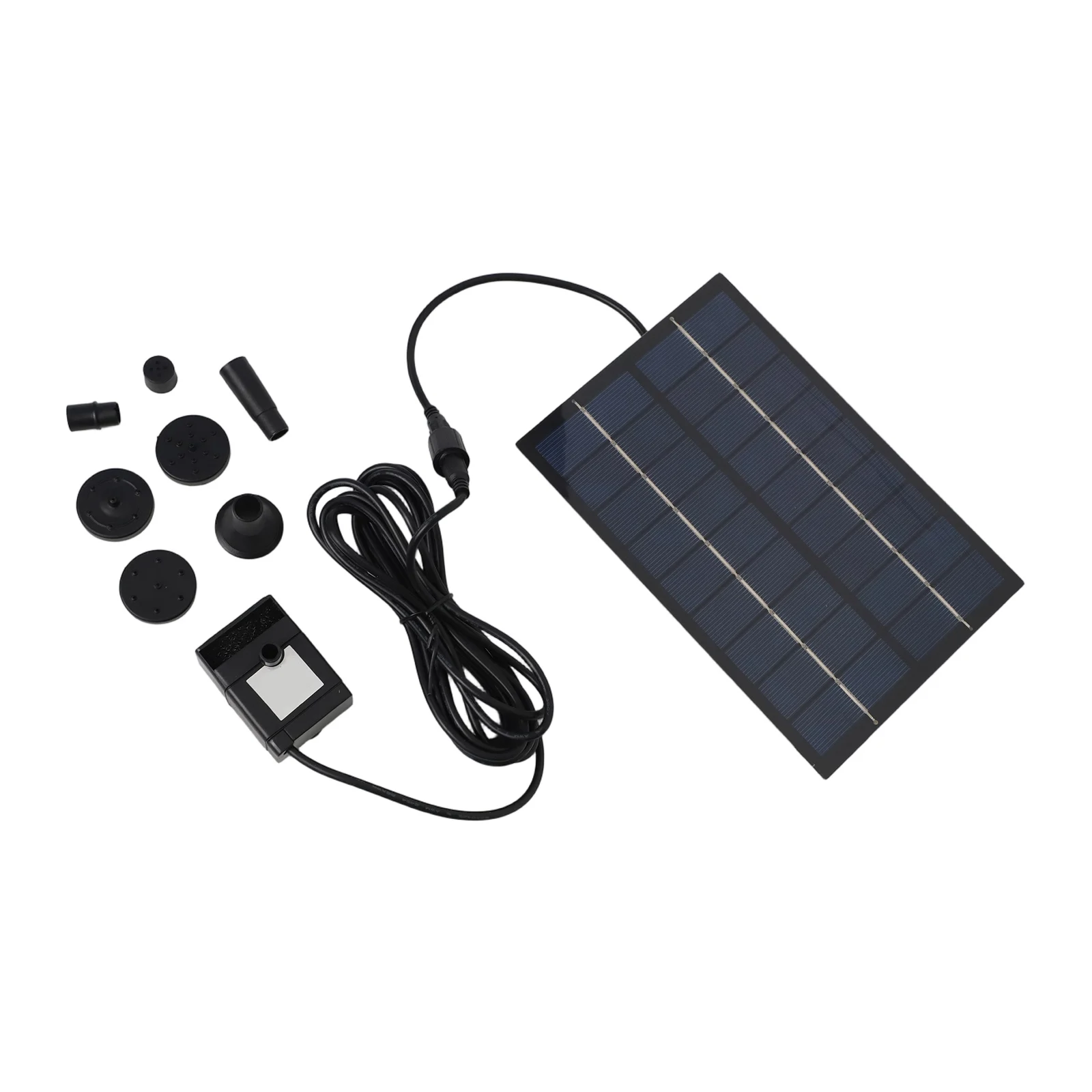 Solar Direct Drive Water Pump 2 8W for Garden Water Features and For Ponds with Adjustable Spray and Renewable Energy Use