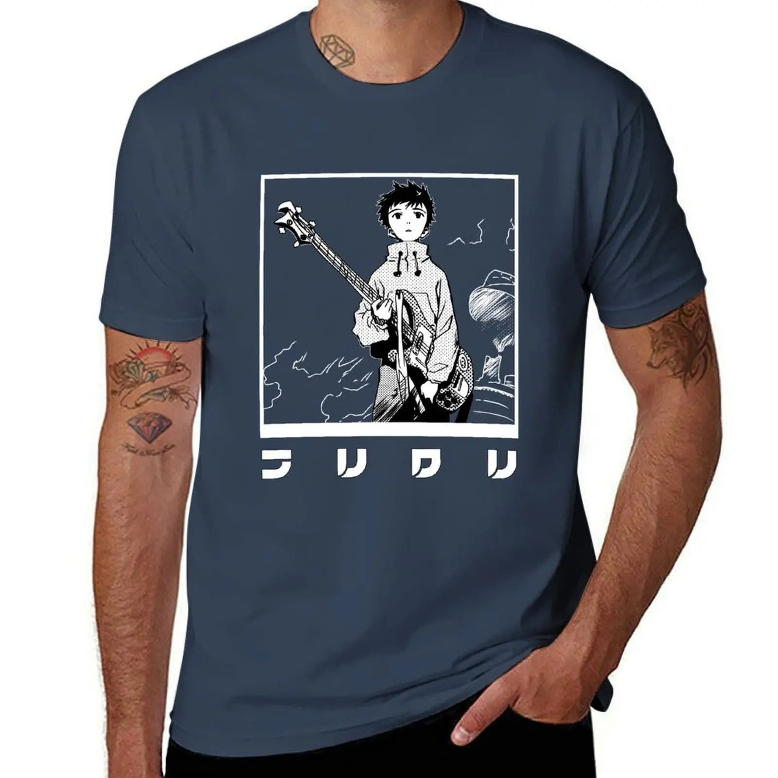 

FLCL T-Shirt Basic Plain Tee for Spring and Summer