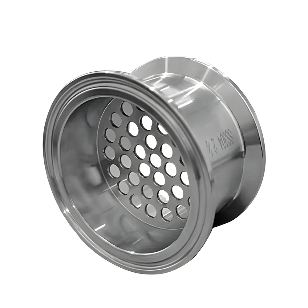 304 Stainless Steel Sanitary Tri Clamp Filter Food Grade Pipeline Strainer Herb Oil Extractor Filter Screen 1.5"-4" 50.5 64 119 view 3