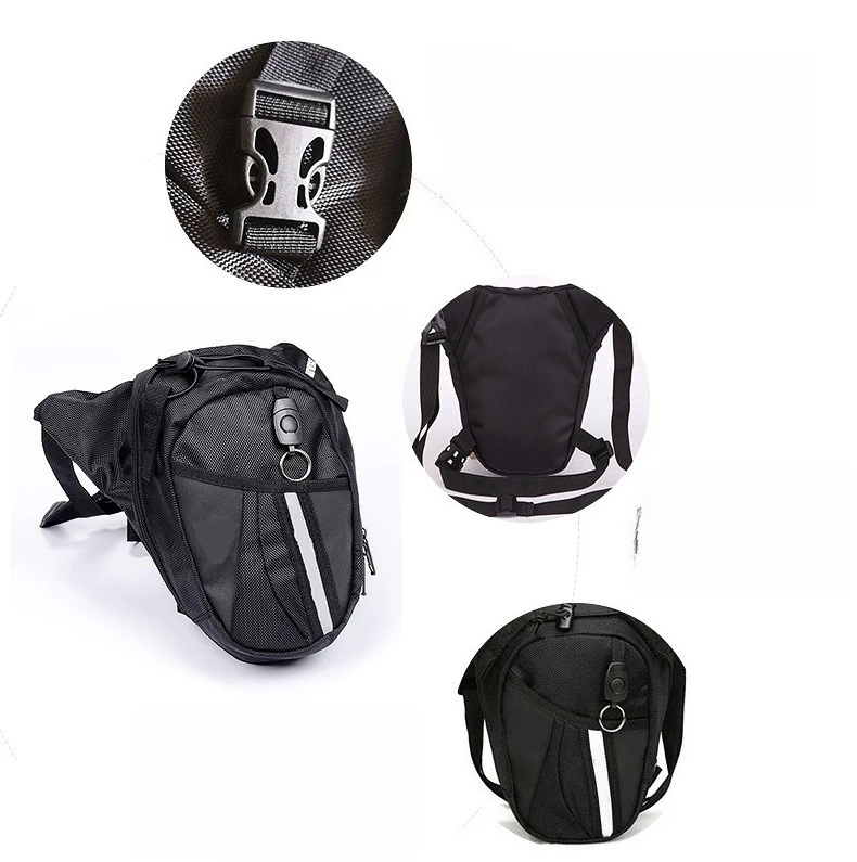 Oxford Motorcycle Drop Leg Bag Men Casual Waterproof Waist Fanny Pack Outdoor Riding Storage Moto Biker Crossbody Carry Bag