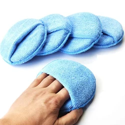 1/2/3pcs 자동차 마이크로 화이버 왁스 애플리케이터 폼 포켓 스폰지 자세히 자동 왁싱, 먼지 연마를위한 청소 버핑 패드