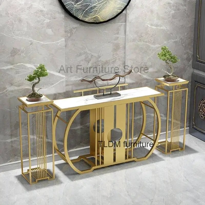 Corner Entryway Living Room Table Modern Nordic Metal Gold Table Design Office Tavolino Soggiorno Moderno Hallway Furniture