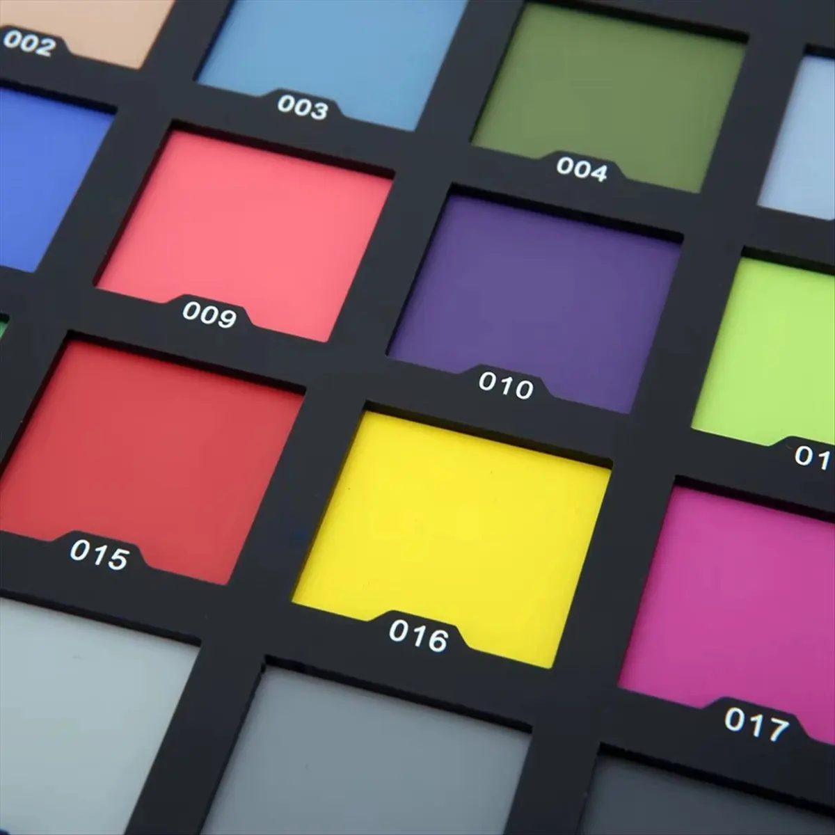 New 24 Color Card Test for Superior Digital Color Correction Use for Color Balancing in Photo Color Palette Board