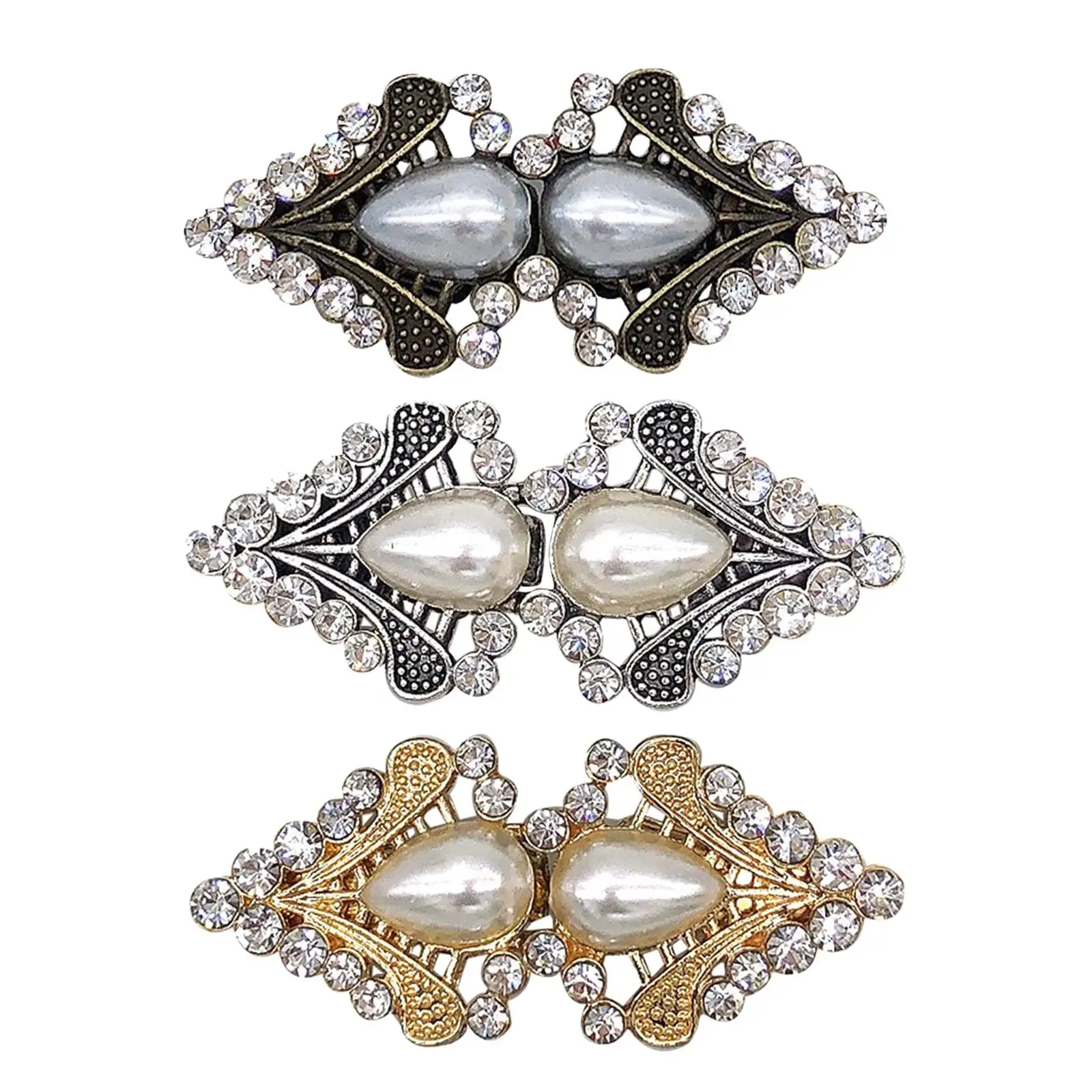 Sweater Clip, Clip Fastener Wearing Brooch Collar Alloy Cardigan Collar Clip for Girls Shirt Women Shawl Cardigan