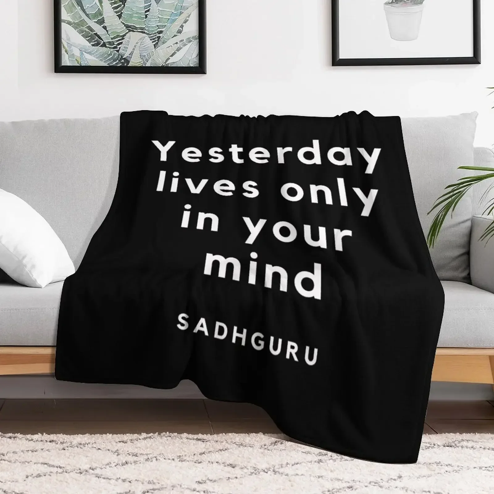 Sadhguru Mystic Throw Blanket Decorative Throw Thins Decorative Sofas Tourist Blankets