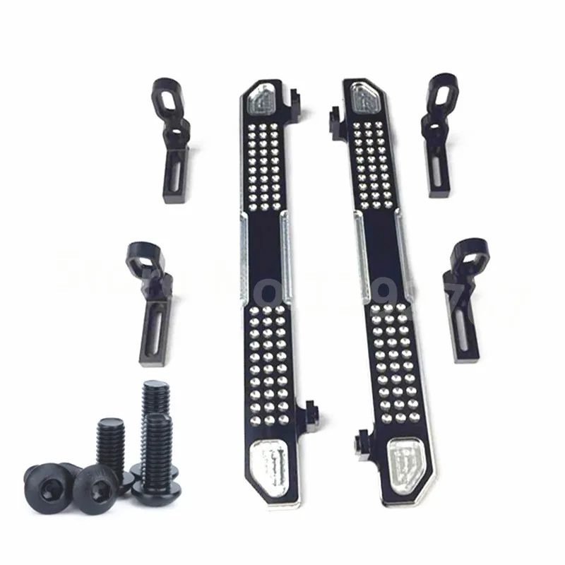 RC Cars TRAXXAS Alloy Pedal Side Board Foot Plate Footplate OP For 1/10 Crawler TRX-4 Trx 4 Upgrade Parts CNC