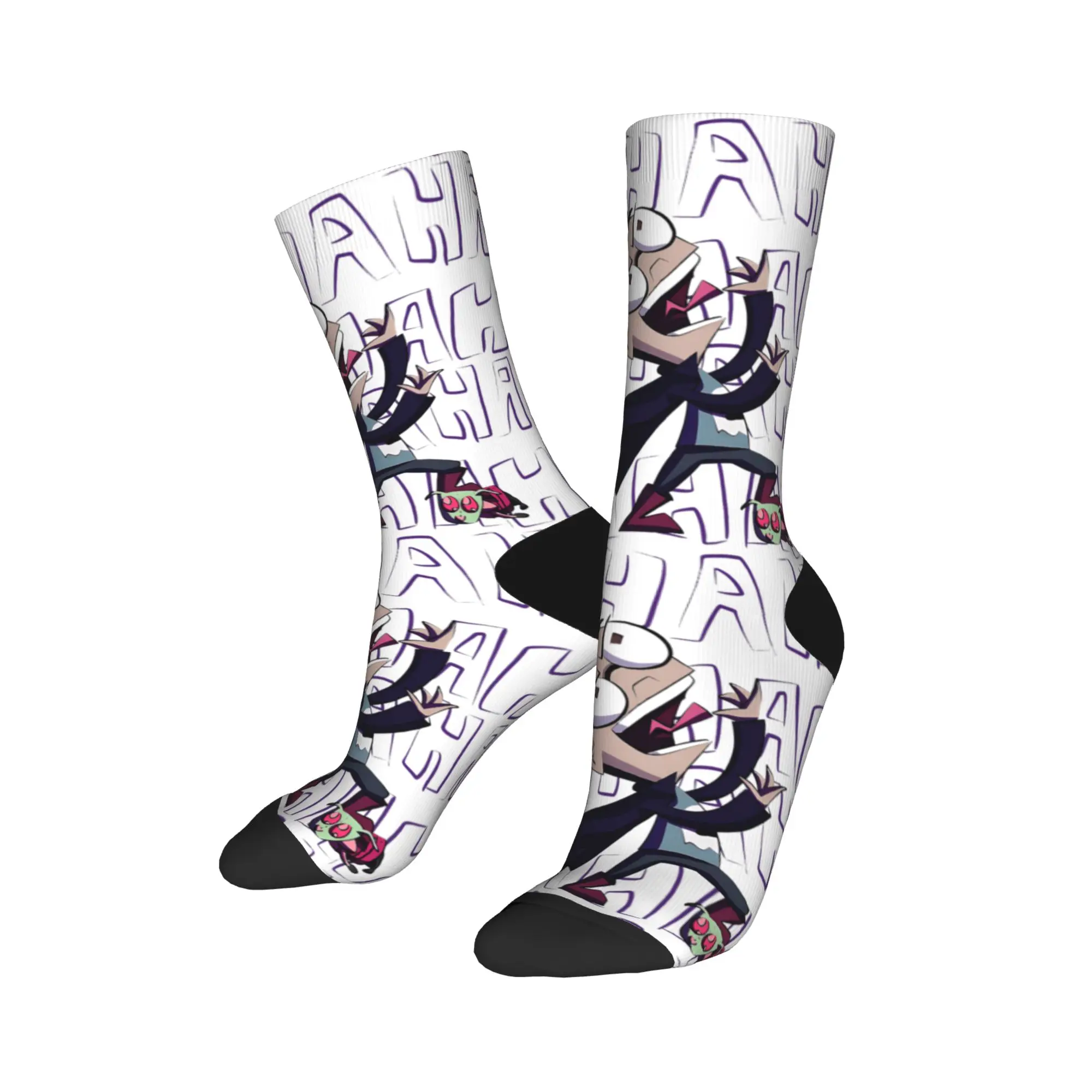 

Invaders Zims Stockings Victorious Dib Funny Socks Men Quality Socks Autumn Outdoor Sports Design Anti Skid Socks Birthday Gift