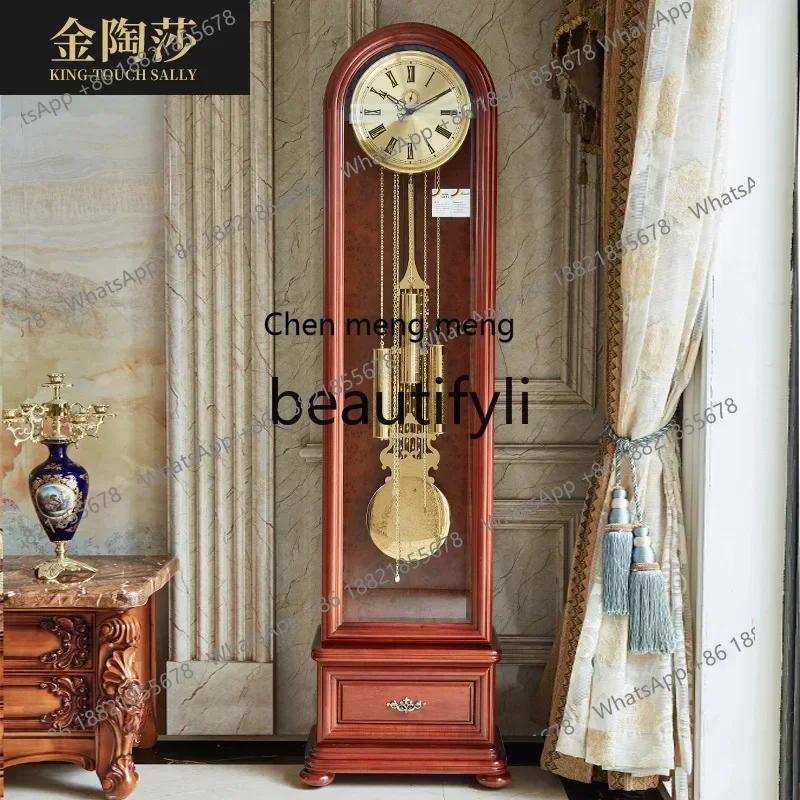 2003 New Chinese floor clock Helmler European pendulum clock living room mechanical standing clock