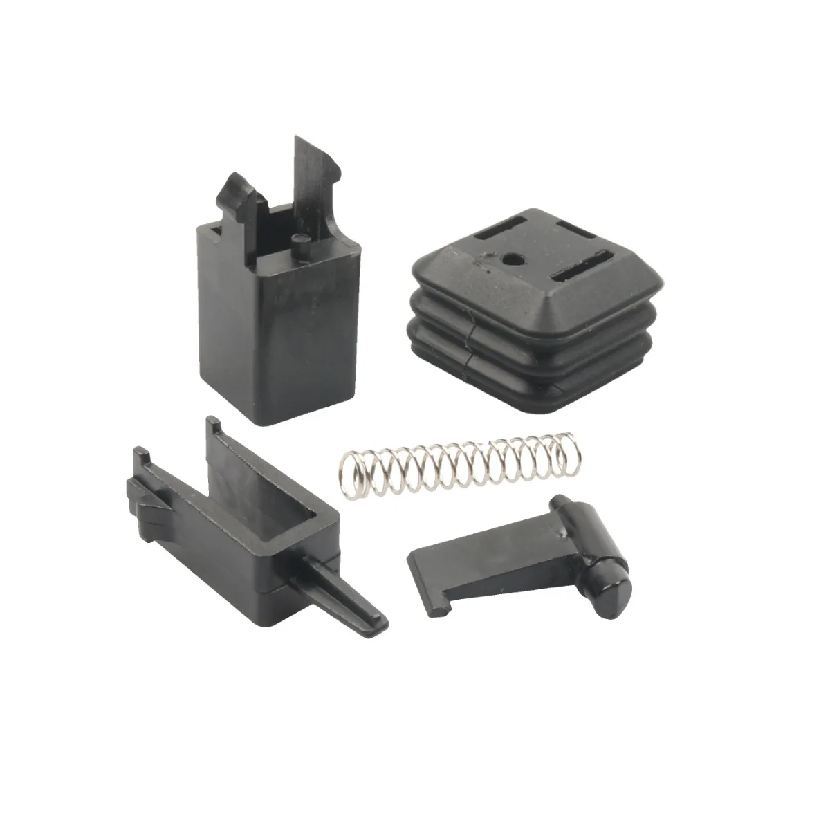 For Broken Fuel Flap Black Fuel Filler Flap Lock Fuel Tank Cap Lock Non-deformation Design PP Plastic Construction