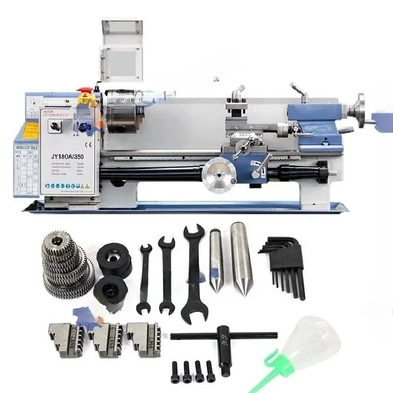 DIY0714 Mini Metal Lathe Machine For School Education And Hobby Users With 20mm Spindle Bore Brushless Lathe