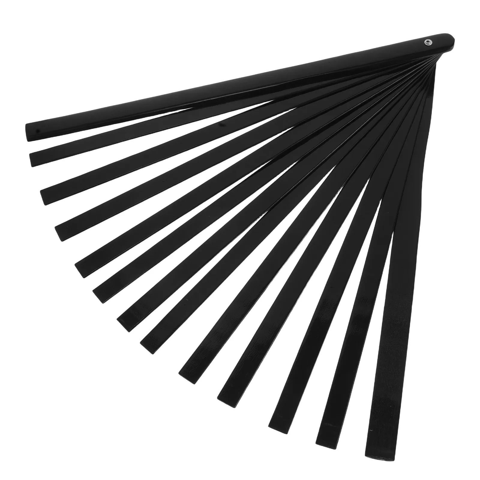Foldable Bamboo Fan Frame Smooth Polished Wooden Ribs for Handmade Folding Fans DIY Crafting Display Stand Lightweight Portable
